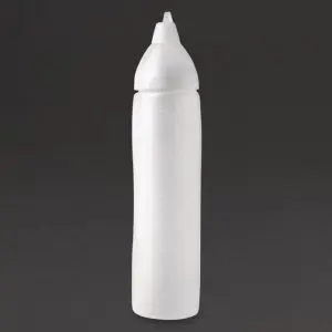 Aravent transparante anti-drup knijpfles 1ltr 