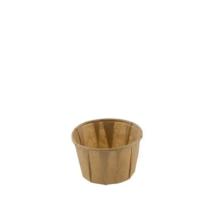 Portiecup Papier 25ml/1oz, bruin 5000 stuks 
