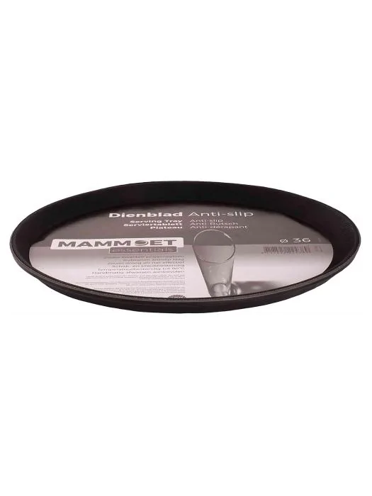 Mammoet Dienblad Easy 41 cm Polypropyleen Anti-slip Zwart