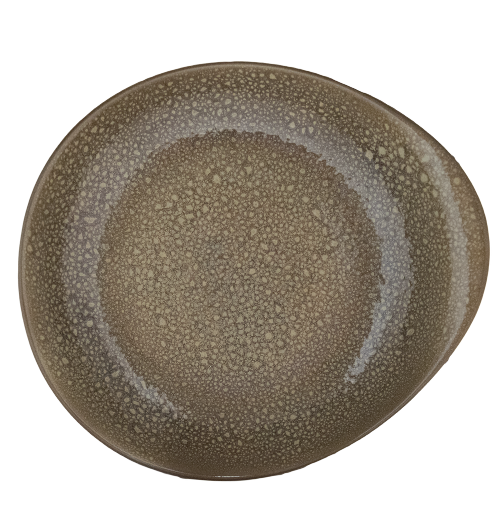 Continental - Pastabord Pebble diep Moon Hazel Brown (27,5 cm, 1 stuk)