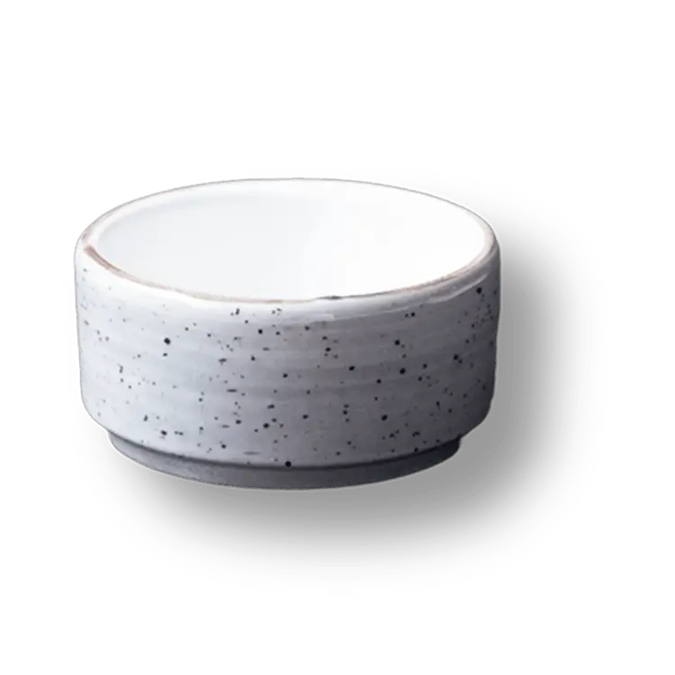 Continental Rustic grijs sausschaaltje 6.5cm