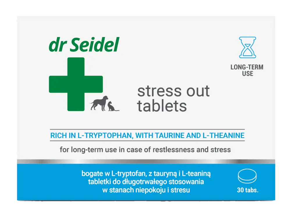 STRESS OUT TABLETS for long-term use in states of anxiety and stress 30tabs