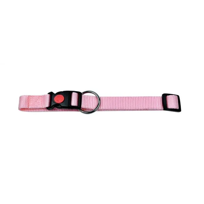 Topmast Hondenhalsband - Met Wienerlock Kliksluiting - Roze - 25 mm x 45-70 cm