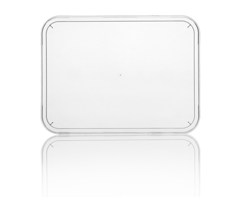 Deksels voor Magnetronbakken PP Spuitgiet Transparant, 182 serie, 500 stuks