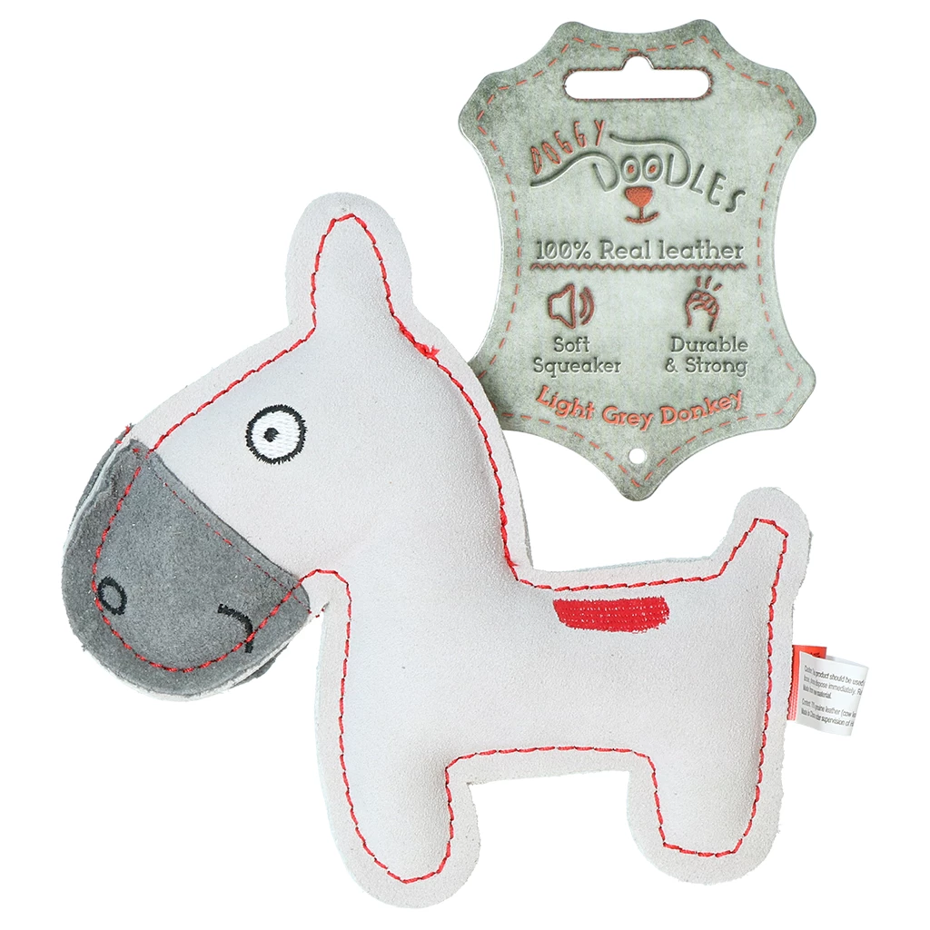 Doggy Doodles Donkey lichtgrijs