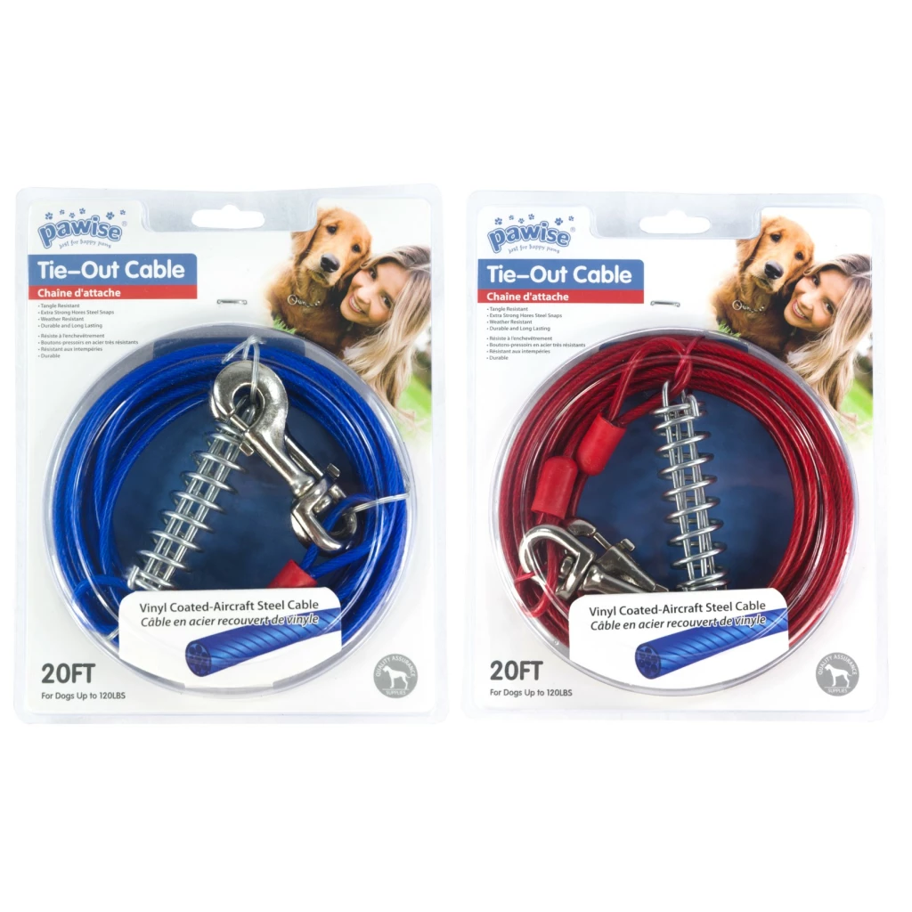 Pawise Tie Out aanleglijn Heavy Duty 7 meter