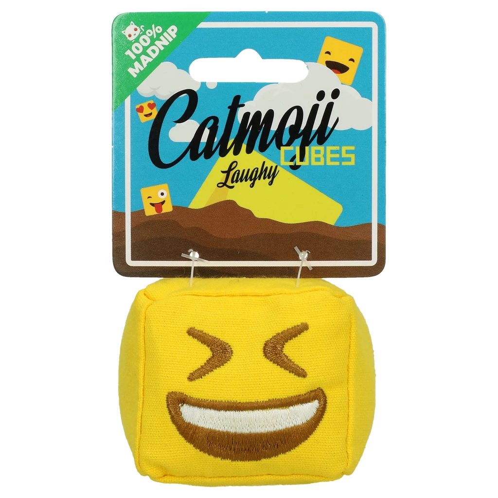 Emoji Cat Cube Laughy (met MadNip)
