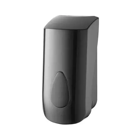 Zeepdispenser 900 ml kunststof navulbaar zwart