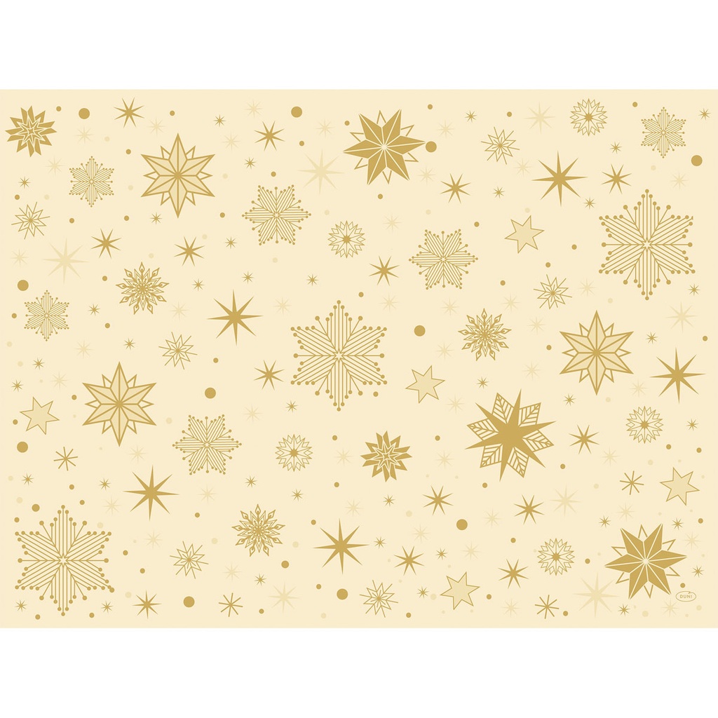 Duni - Placemat papier Stargazing Cream (30 x 40 cm, 1000 stuks)