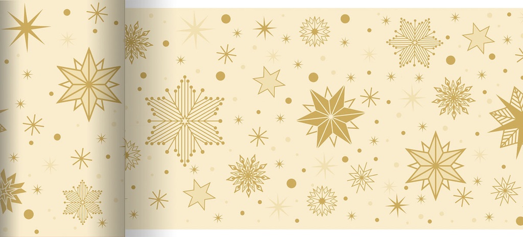 Duni - Tafelloper Bio Dunicel Stargazing Cream (0,15 x 20 m, 6 rollen)