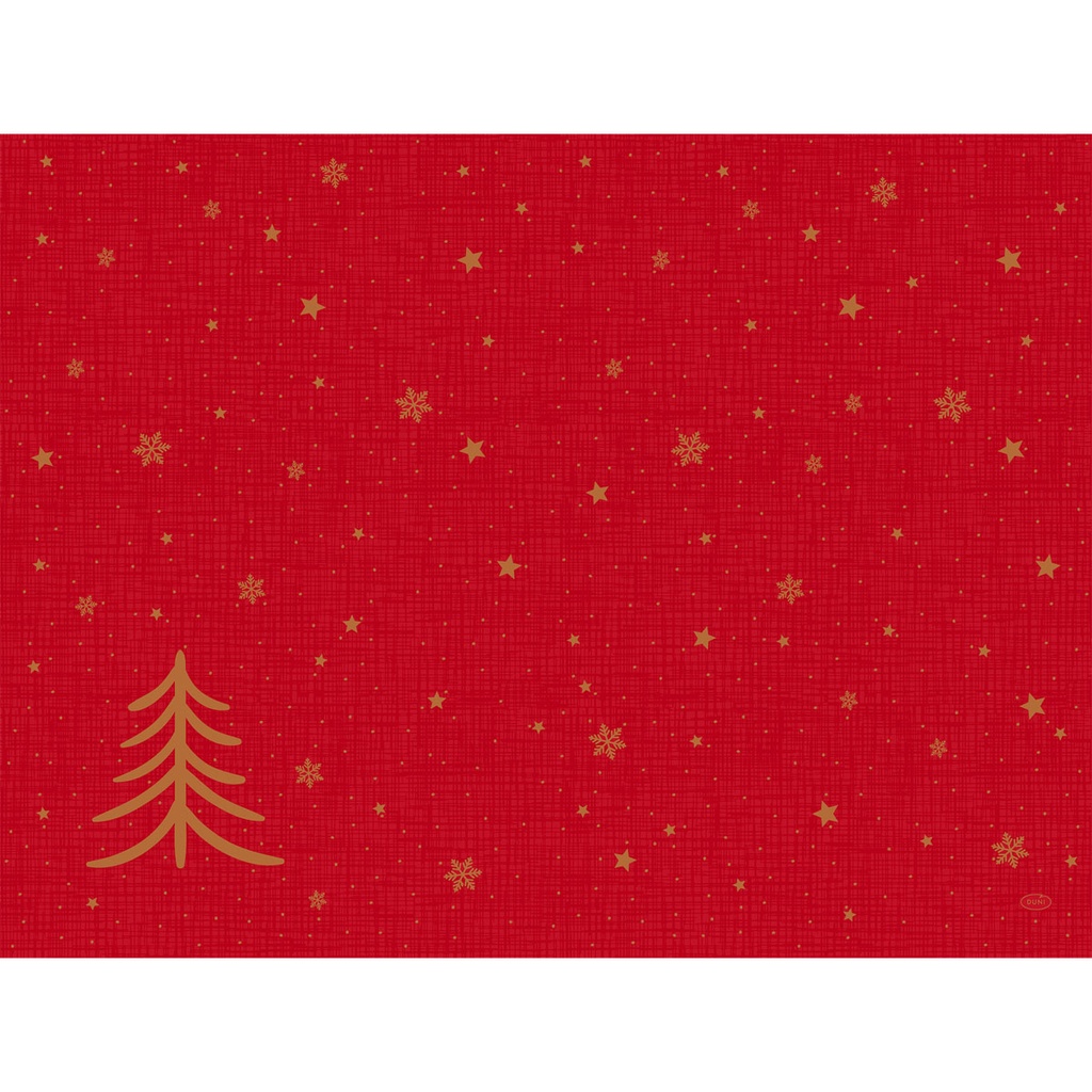 Duni - Placemat papier Shimmer Trees (30 x 40 cm, 1000 stuks)