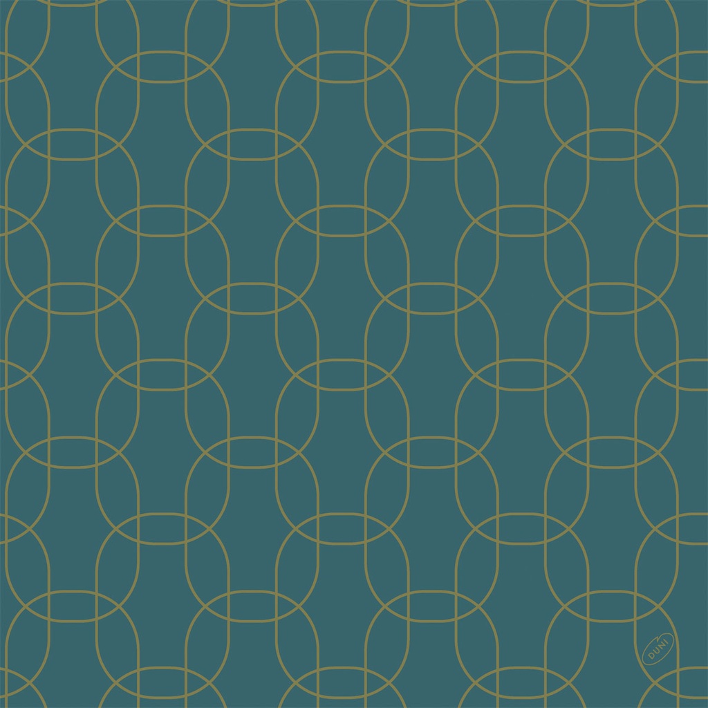 Duni - Servet Dunisoft Golden Deco (40 x 40 cm, 360 stuks)