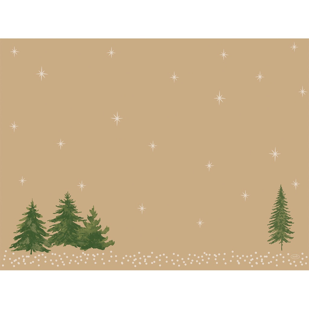 Duni - Placemat Bio Dunicel Humble Trees (30 x 40 cm, 500 stuks)