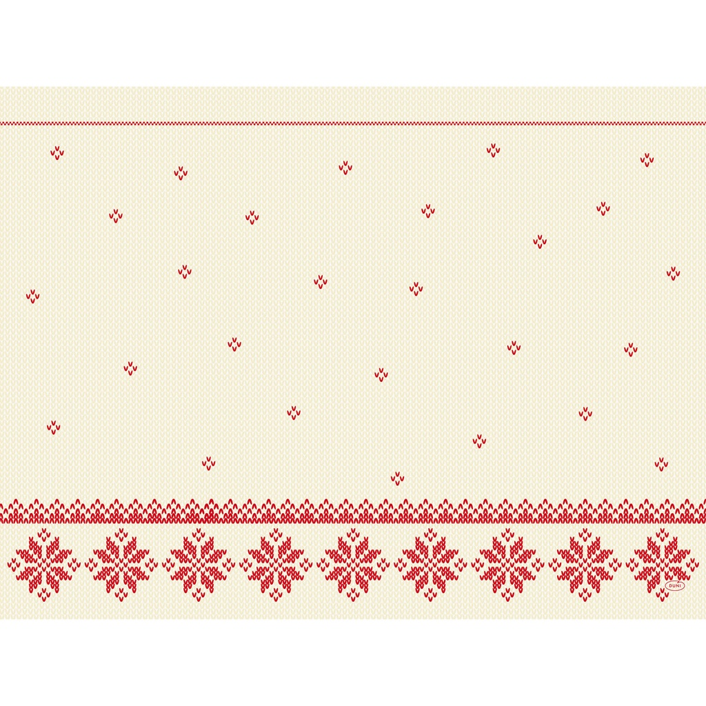 Duni - Placemat papier Knitted Traditions (30 x 40 cm, 1000 stuks)