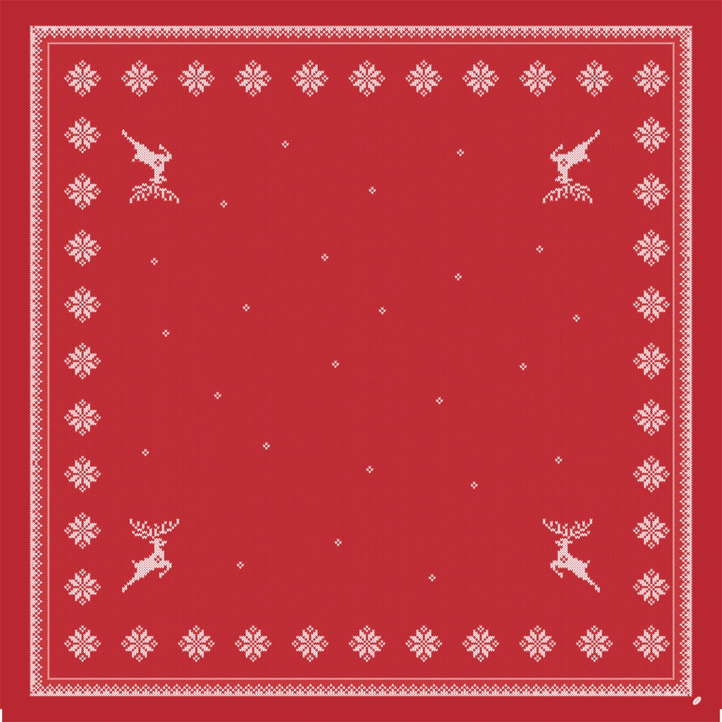 Duni - Napperon Bio Dunicel Knitted Traditions (84 x 84 cm, 100 stuks, los)