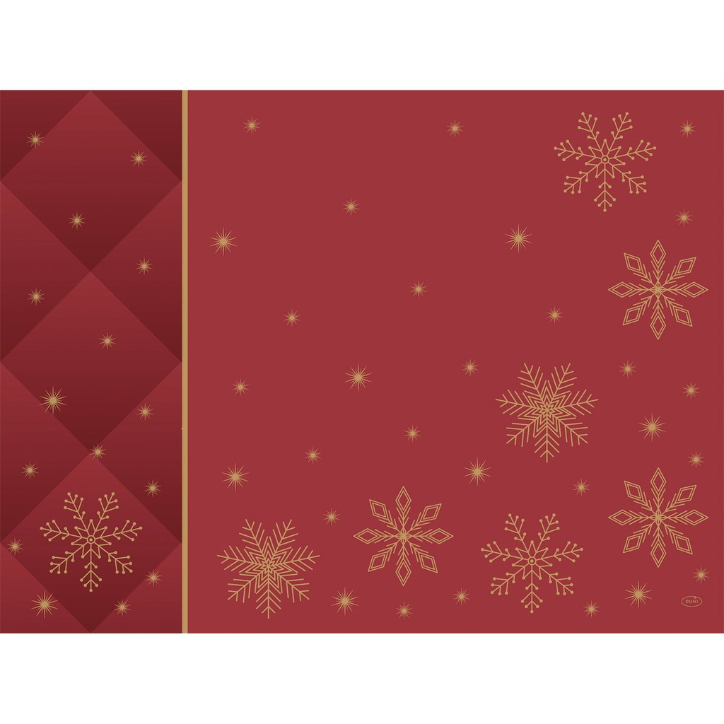 Duni - Placemat Bio Dunicel Rhombus Bordeaux (30 x 40 cm, 500 stuks)