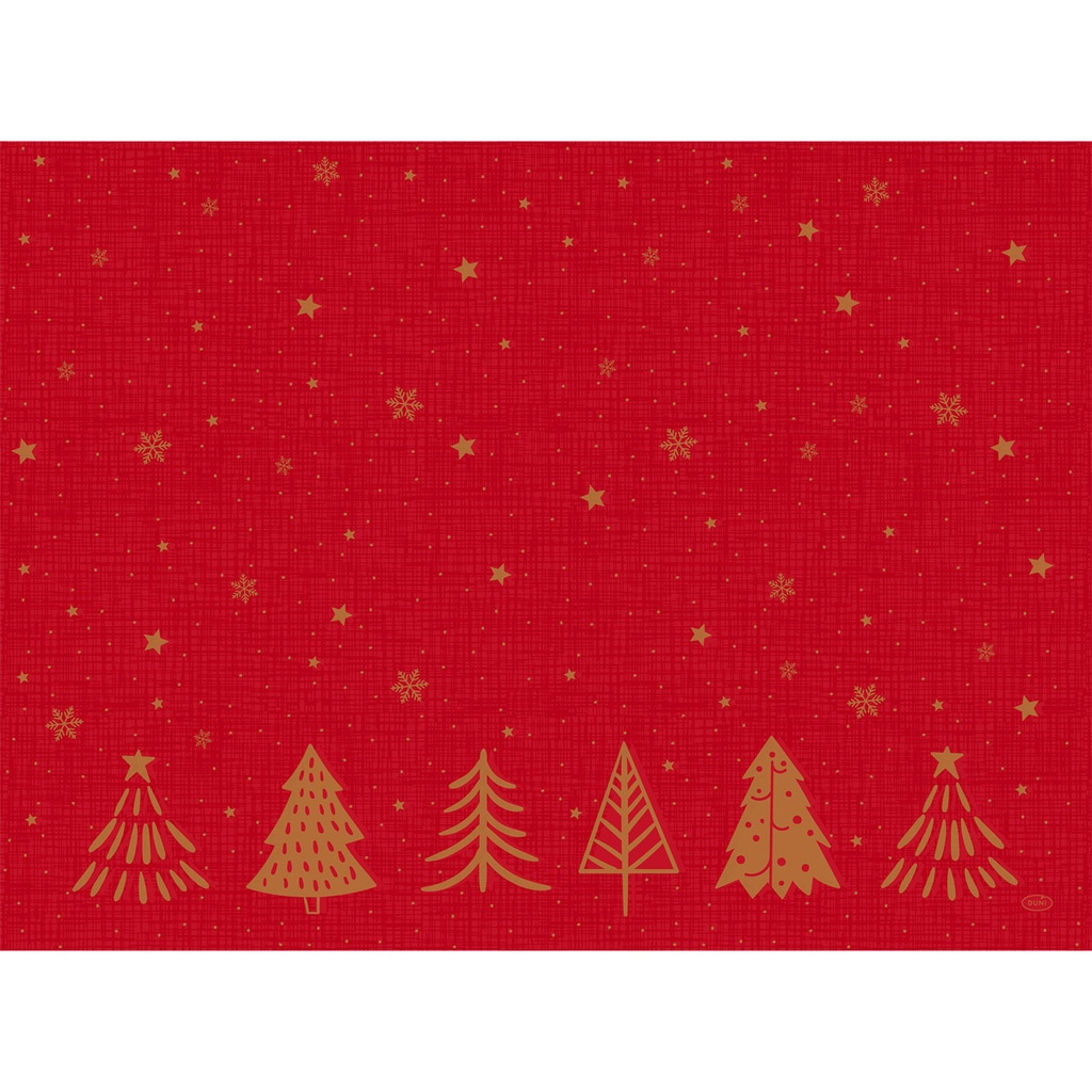 Duni - Placemat Bio Dunicel Shimmer Trees (30 x 40 cm, 500 stuks)