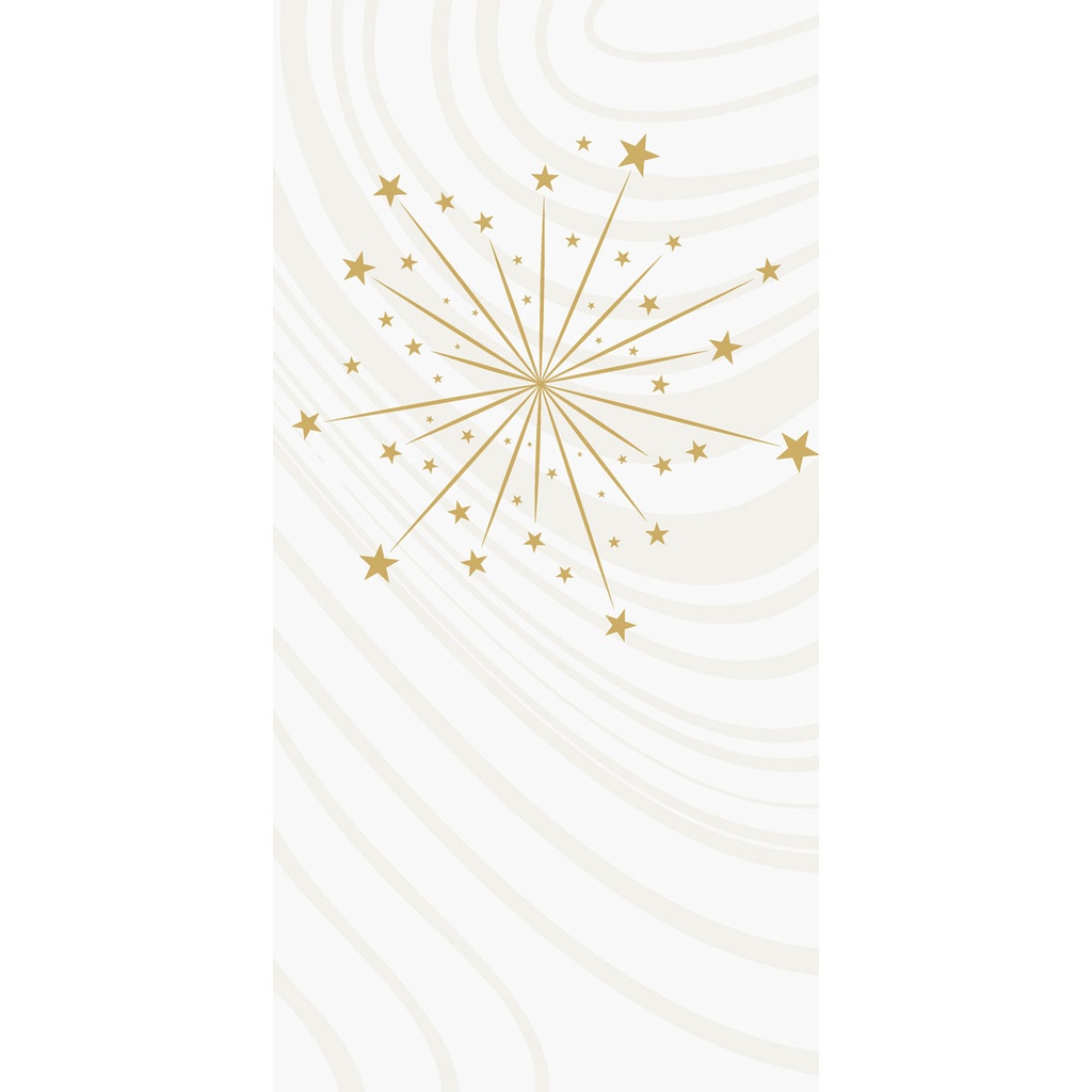 Duni - Servet Bio Dunisoft Sparkly White 1/8 vouw (40 x 40 cm, 360 stuks)