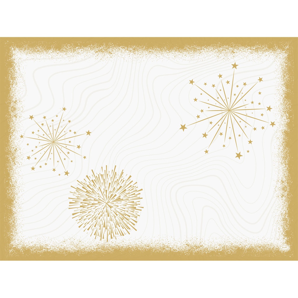 Duni - Placemat Bio Dunicel Sparkly White (30 x 40 cm, 500 stuks)