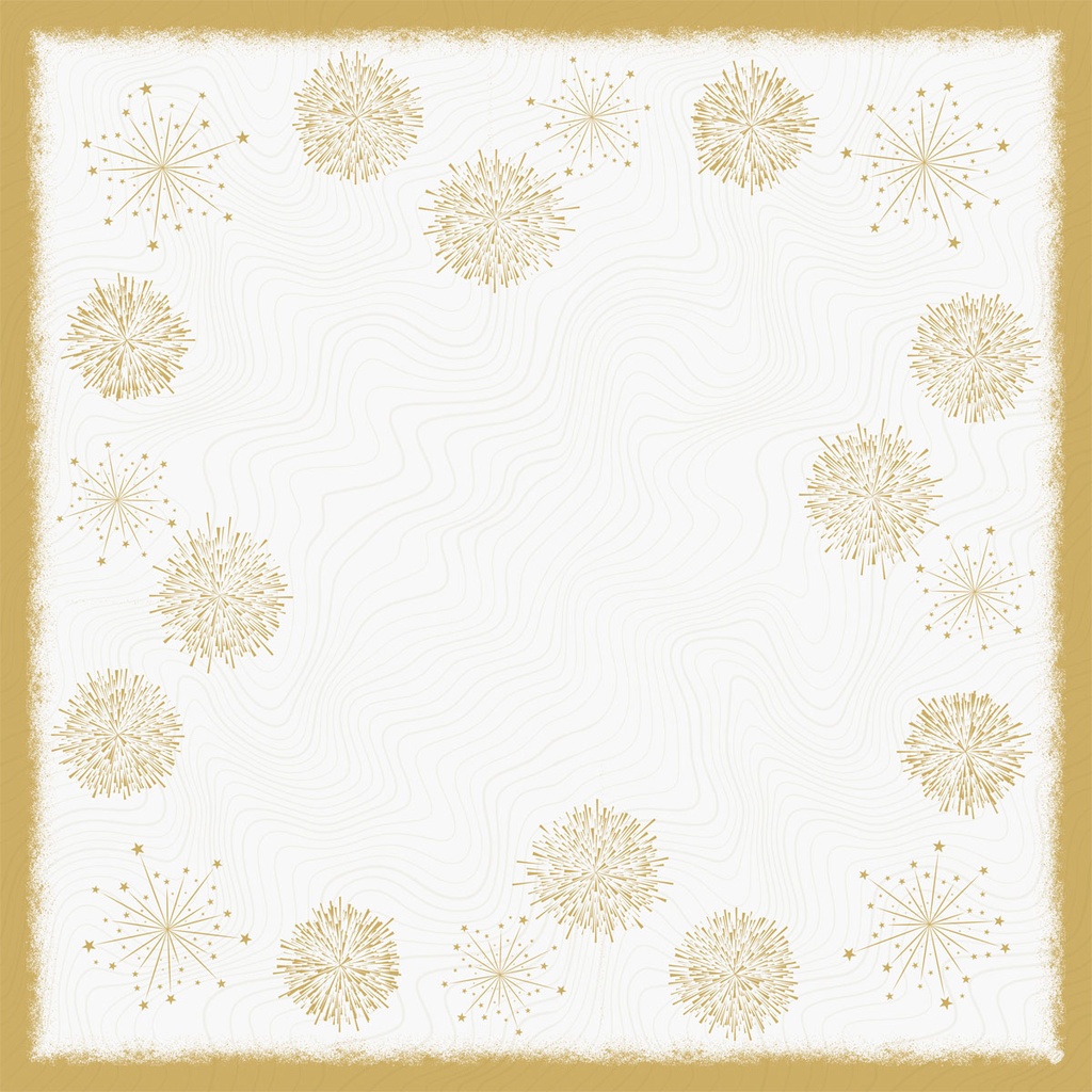 Duni - Napperon Bio Dunicel Sparkly White (84 x 84 cm, 100 stuks)