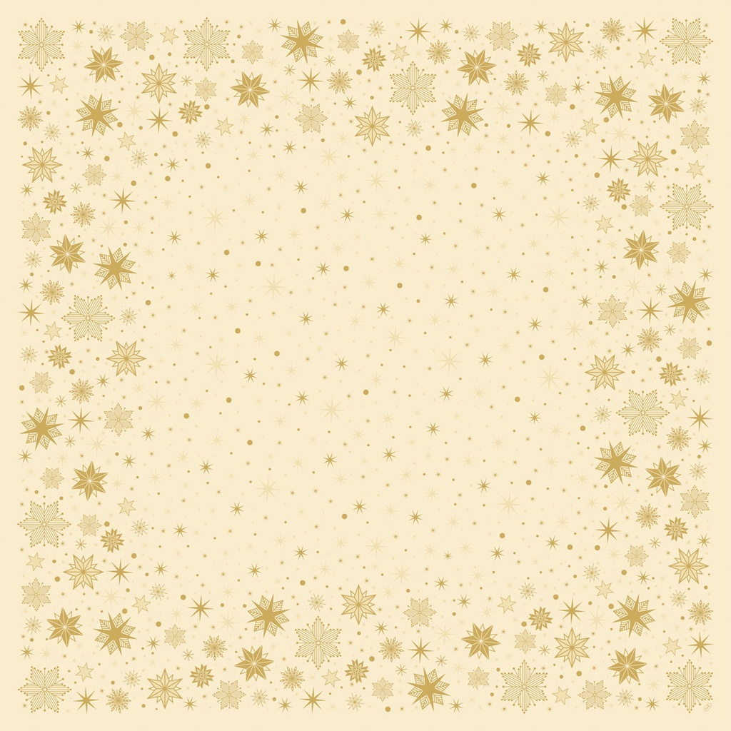 Duni - Napperon Bio Dunicel Stargazing Cream (84 x 84 cm, 100 stuks)