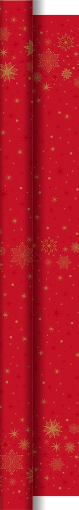 Duni - Tafelrol Dunicel Stargazing Red (1,18 x 25 m, 2 rollen)