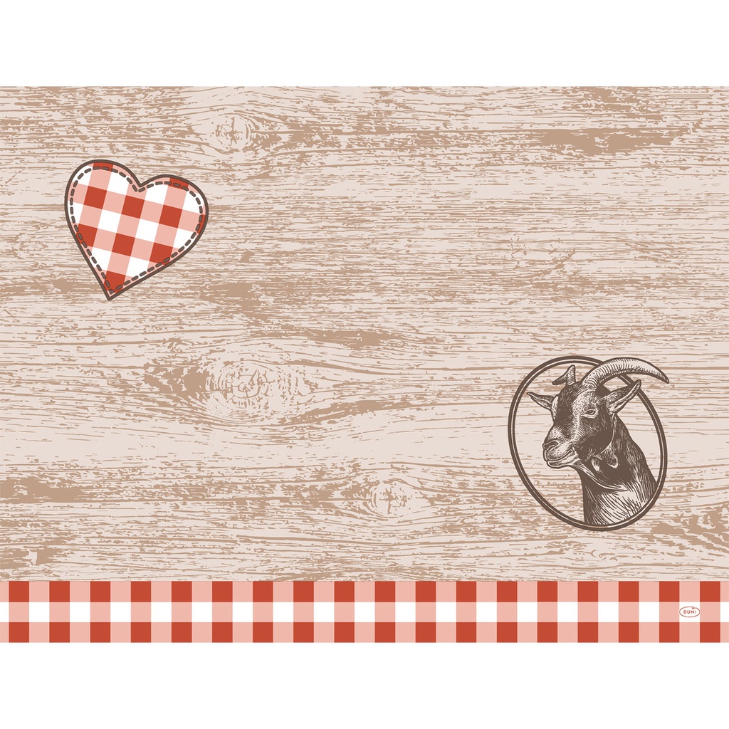 Duni - Placemat Bio Dunicel Alpine Charm (30 x 40 cm, 500 stuks)