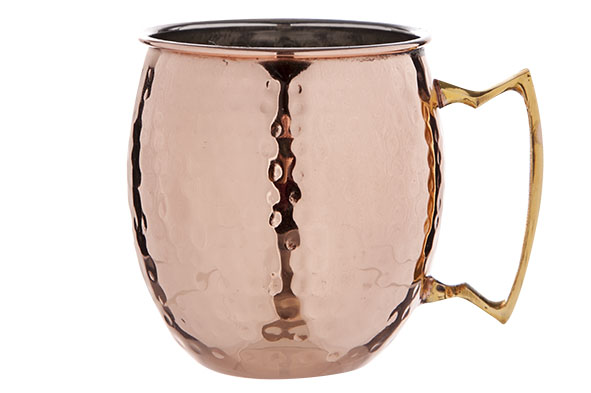 Moscow Mug 45 cl gehamerd koper