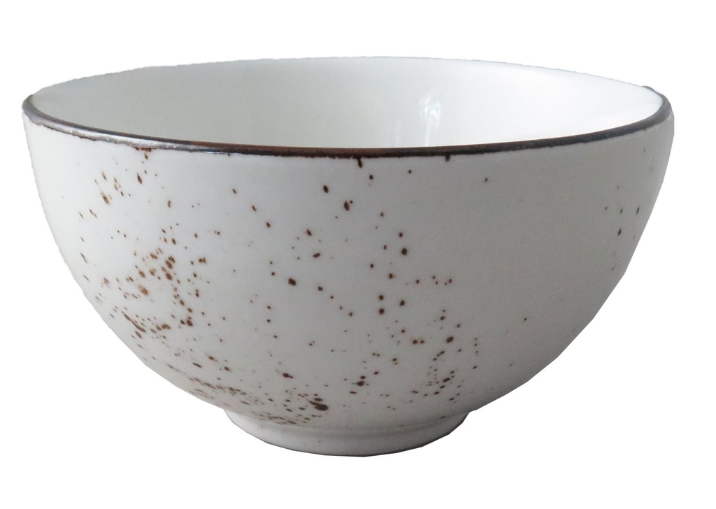 Continental - Kom rond Rustic wit (12,5 cm, 40 cl, 1 stuk)