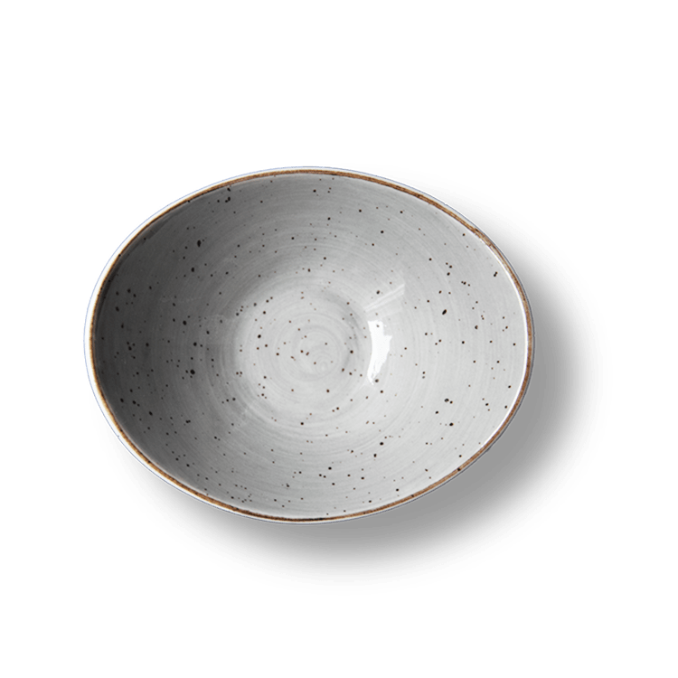 Continental - Salsaschaal ovaal Rustic grijs (14 cm, 1 stuk)