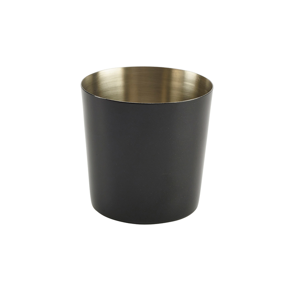 Black Stainless Steel Serving Cup 8.5 x 8.5cm (doos 12 stuks)
