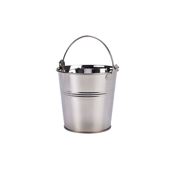 Stainless Steel Serving Bucket 10cm Dia (doos 12 stuks)