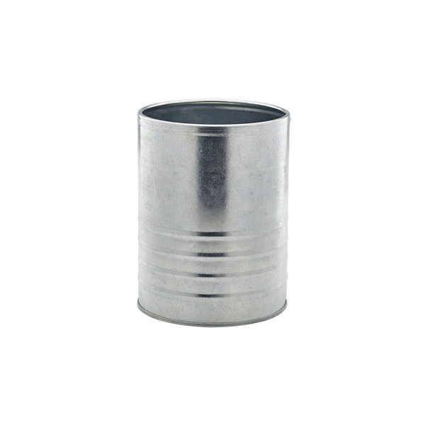 Galvanised Steel Can 11cm Dia x 14.5cm (doos 12 stuks)