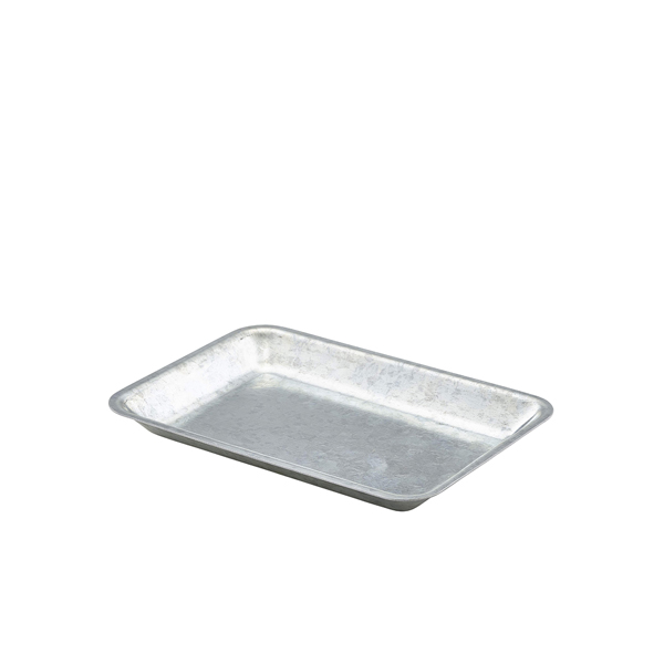 Galvanised Steel Tray 20x14x2cm (doos 24 stuks)