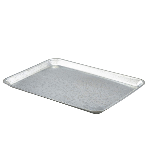 Galvanised Steel Tray 37x26.5x2cm (doos 12 stuks)