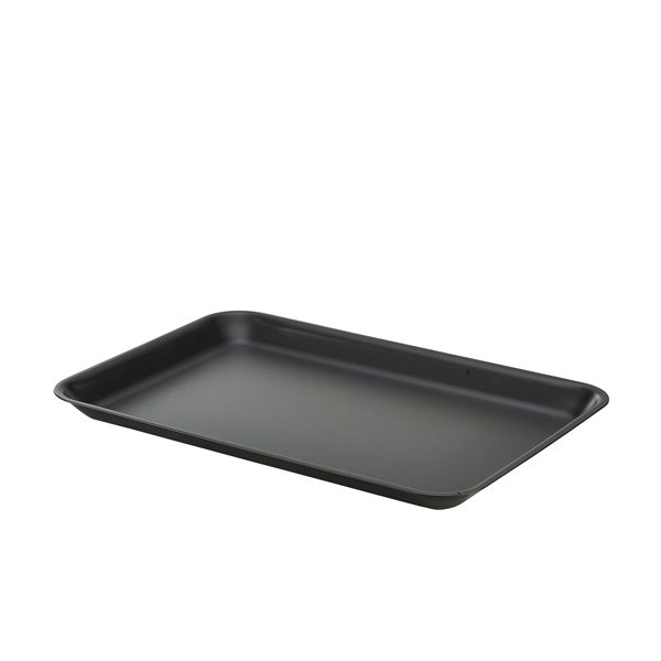 Galvanised Steel Tray 31.5x21.5x2cm Matt Black (doos 12 stuks)