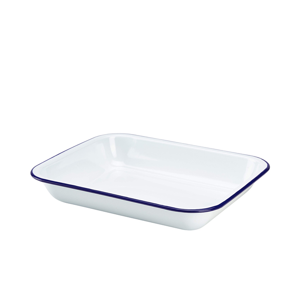 Enamel Baking Tray 31 x 25 x 5cm (doos 6 stuks)