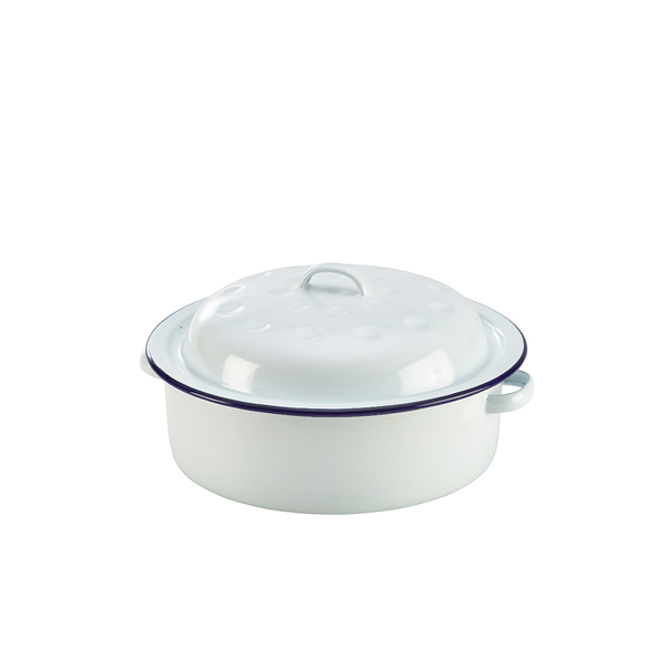 Enamel Roaster 20cm Dia (doos 12 stuks)