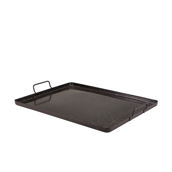 Black Enamel Tray 42 x 32cm (doos 4 stuks)