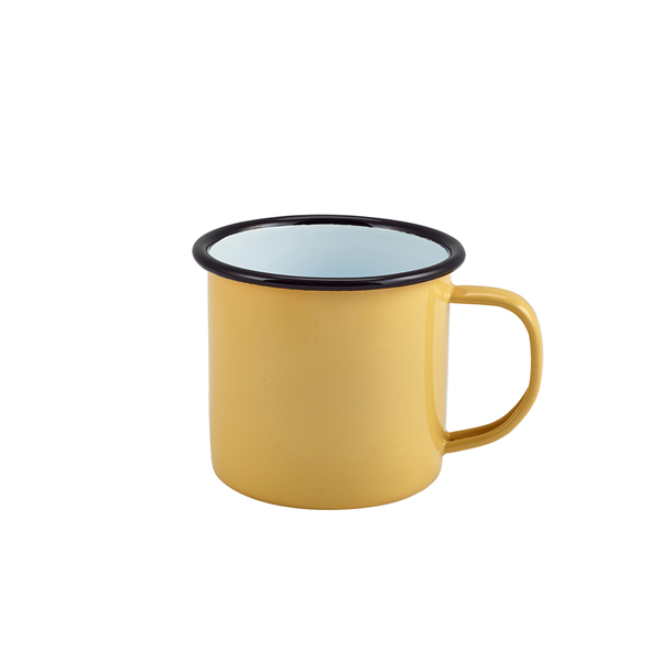 Enamel Mug Yellow 36cl/ 12.5oz (doos 12 stuks)