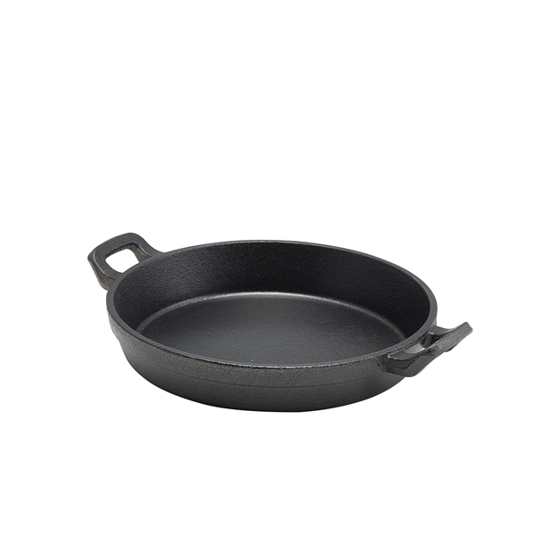 Cast Iron Round Eared Dish 18 x 3.4cm (doos 6 stuks)