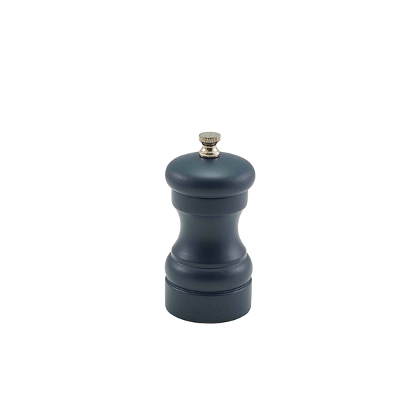 Blue Wooden Salt/ Pepper Grinder 10cm (doos 6 stuks)