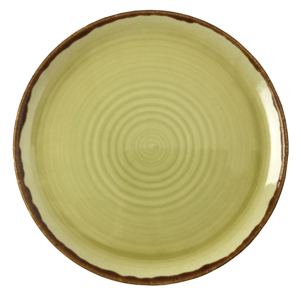 Continental - Bord coupe vlak Autumn olive (19 cm, 1 stuk)