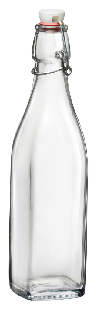 Bormioli Rocco - Fles Swing met beugel (1 l, 6 stuks)