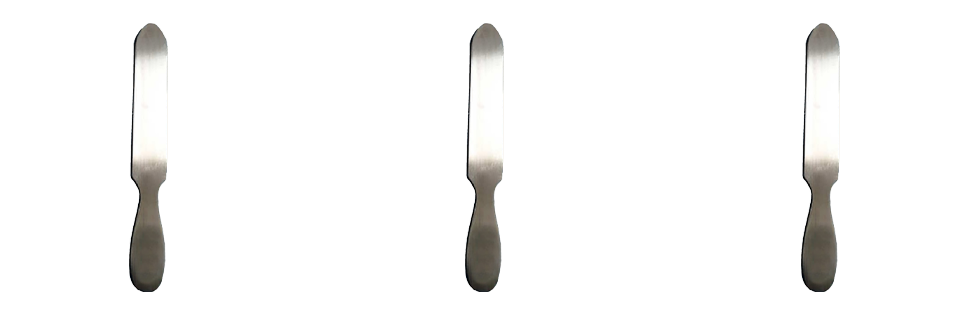 Bar Professional - Afschuimspatel Tools RVS zilver (23,5 cm, 3 stuks)