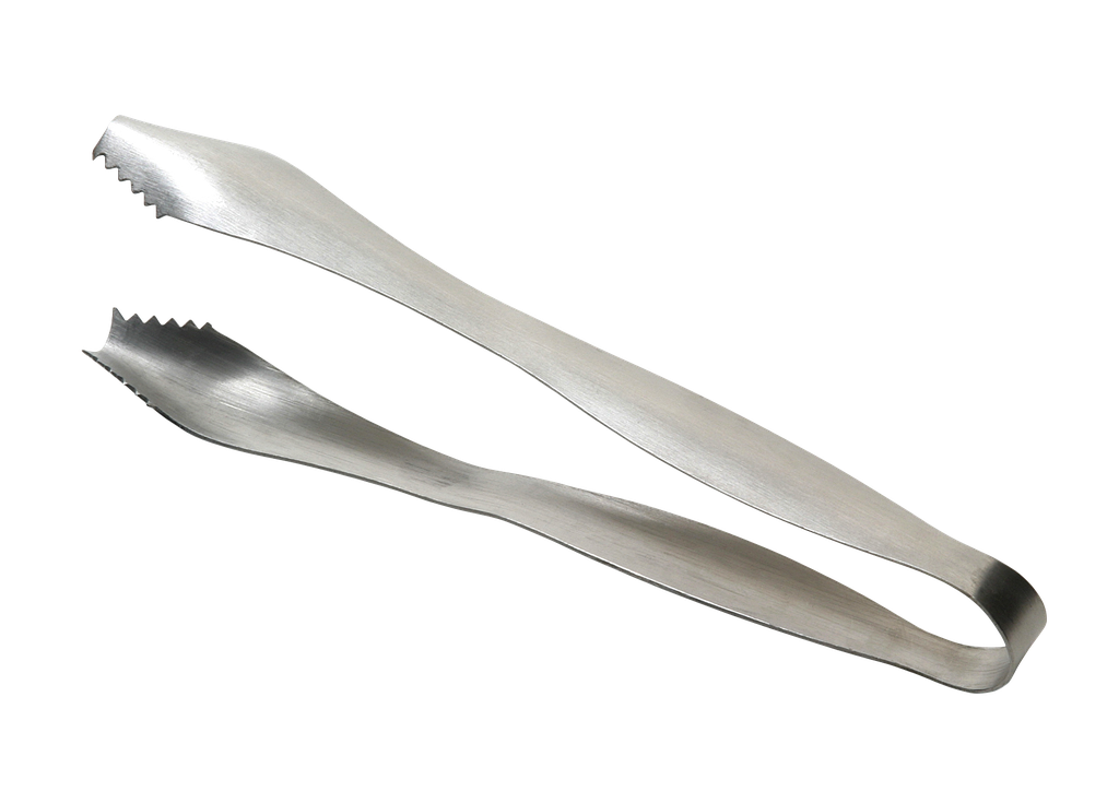 Bar Professional - IJsblokjestang Tools RVS zilver (26,5 cm, 1 stuk)
