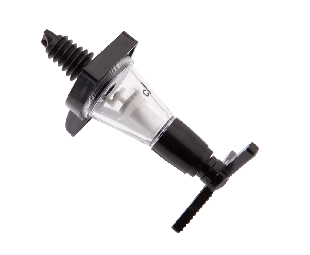 Bar Professional - Maatschenker Non-drip kunststof zwart (3,5 cl, 20 stuks)