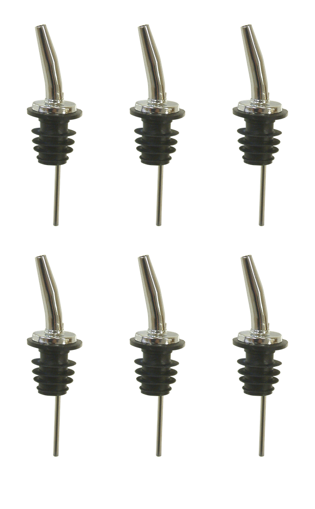 Bar Professional - Schenker Free Pour verchroomd zilver (6 stuks)