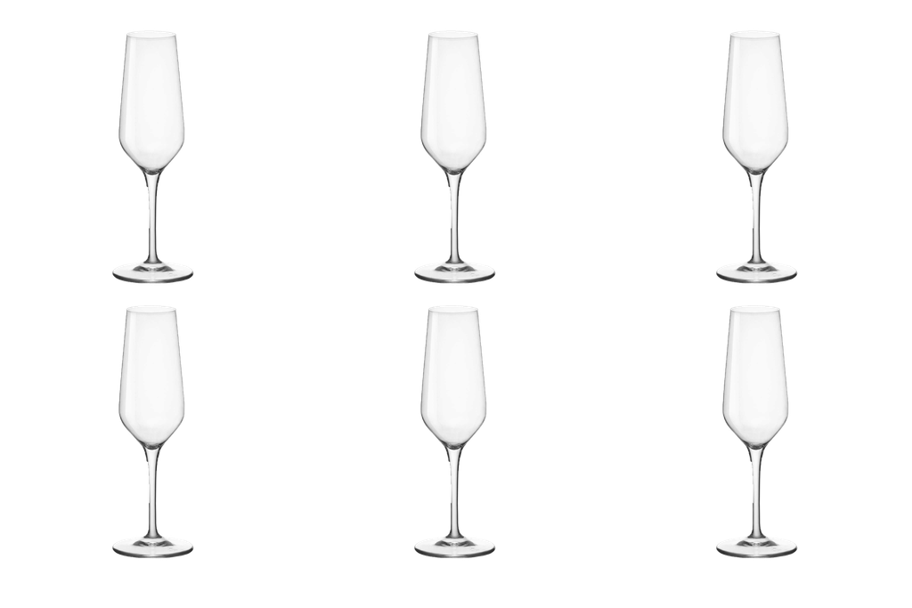 Bormioli Rocco - Champagneflûte Electra (23 cl, 6 stuks)
