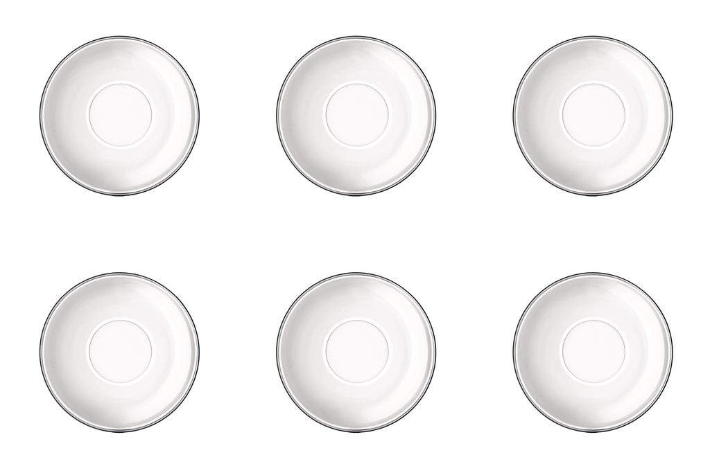 Bormioli Rocco - Cappuccinoschotel Easy Bar (14 cm, 6 stuks)
